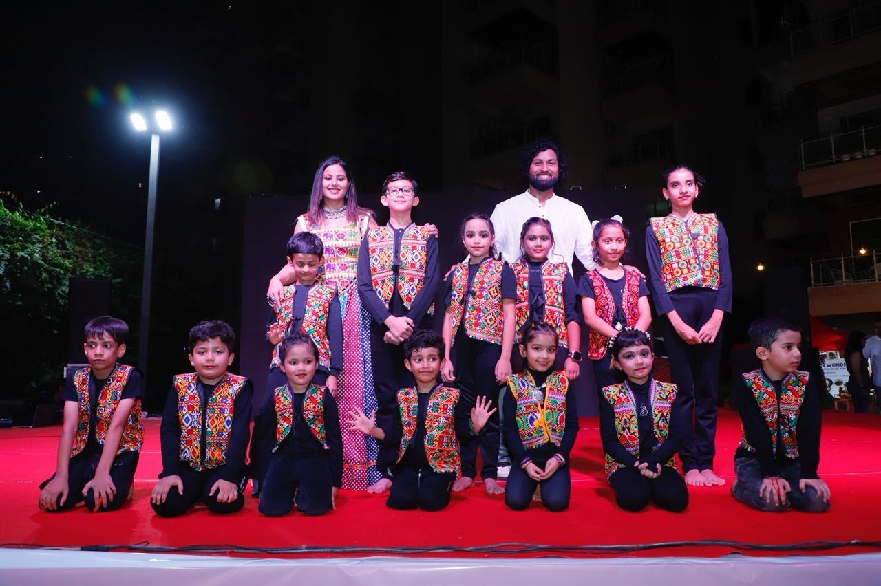 Kishor Dance Studio dancers at an event