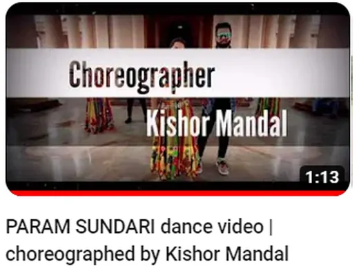 Kishor Dance Studio choreography video